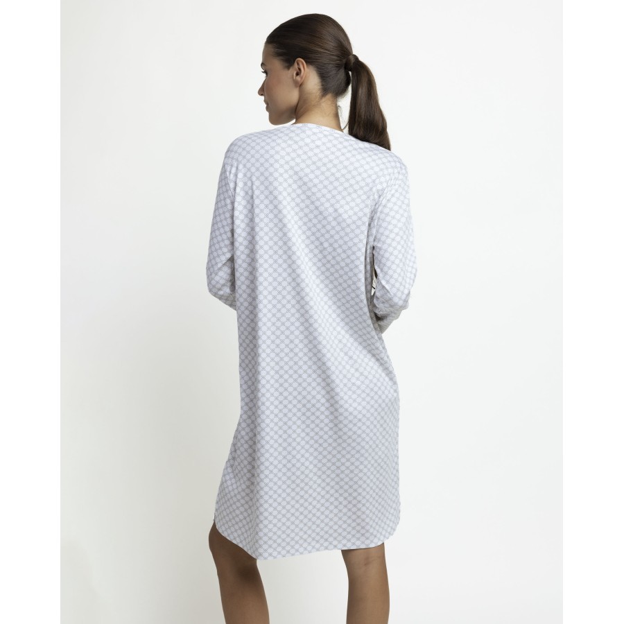 CAMISOLA GREY FLOWERS B