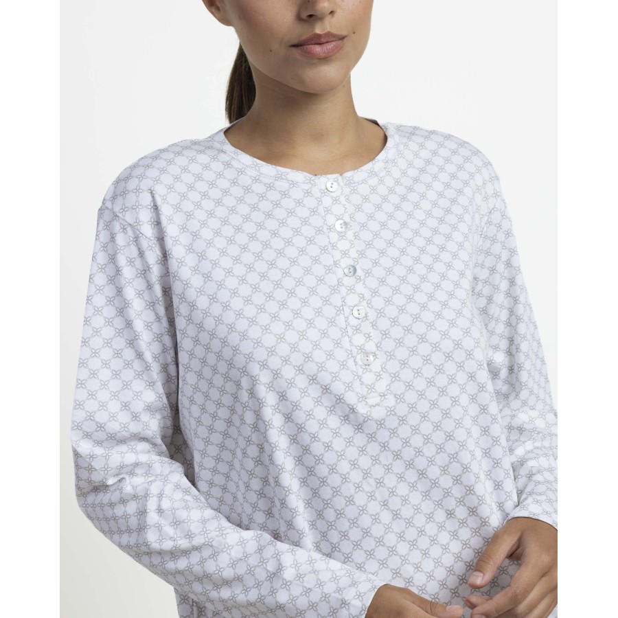 CAMISOLA GREY FLOWERS B