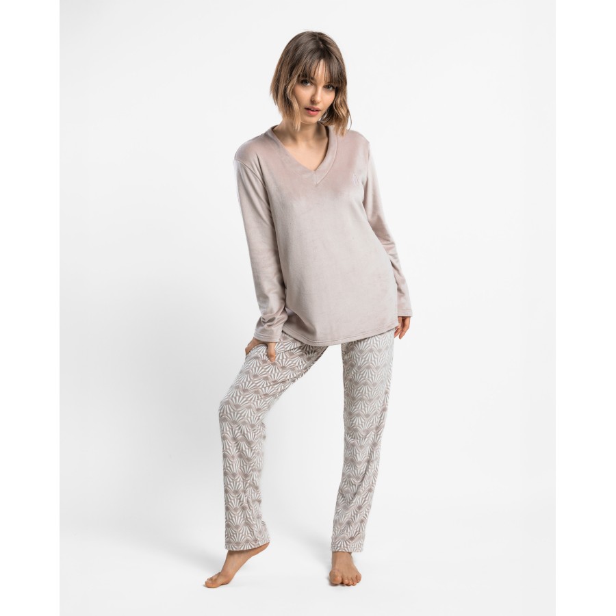 PIJAMA PICO VELVET LUXE SHELL A