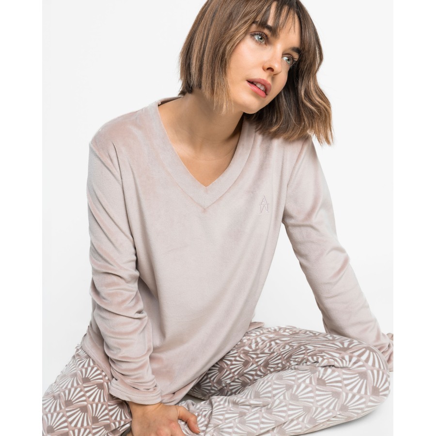 PIJAMA PICO VELVET LUXE SHELL A