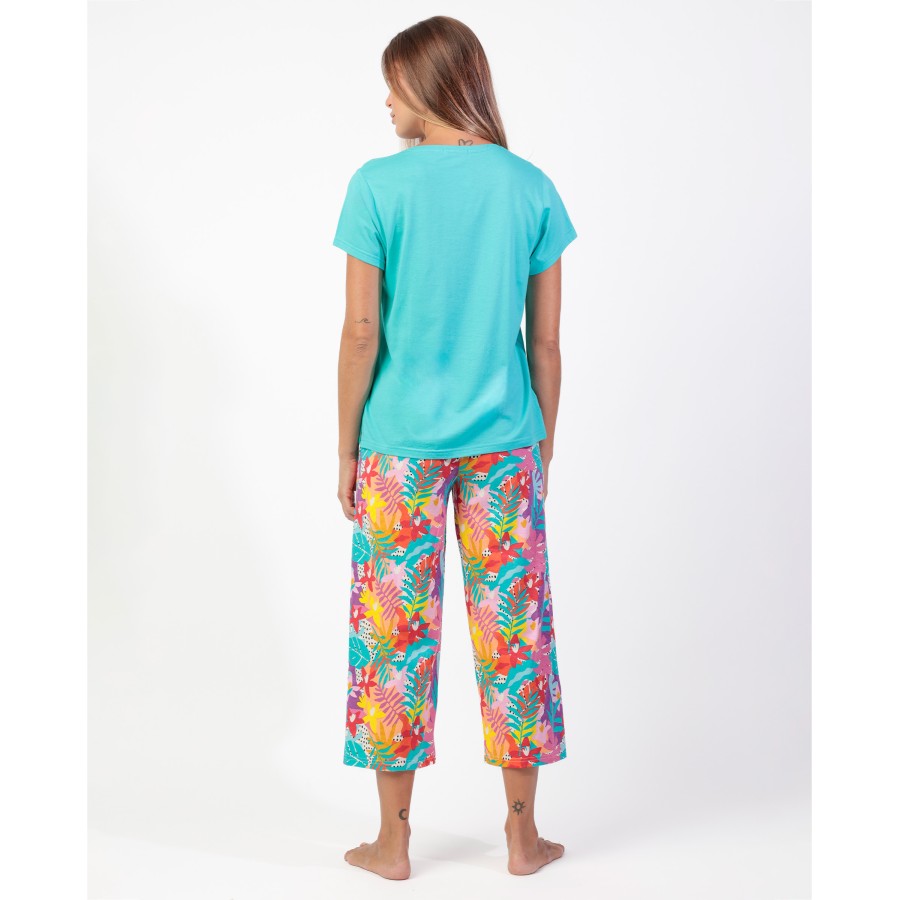 ΠΙΤΖΑΜΑ ΓΥΝΑΙΚΕΙΑ  PALAZZO TROPICAL SUMMER A