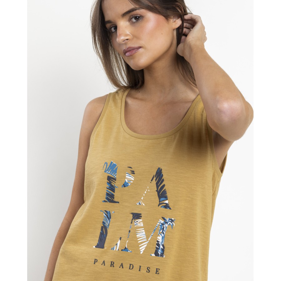 ΠΙΤΖΑΜΑ ΓΥΝΑΙΚΕΙΑ   SIN MANGAS PALM PARADISE A
