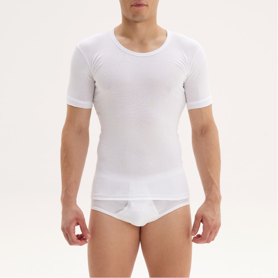 T/SHIRT ΒΑΘΥ ΛΑΙΜΟΣ ΡΙΠ Κ.Μ 100% ΒΑΜΒΑΚΙ