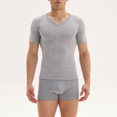 ΔΥΑΔΑ T/SHIRT V ΕΦΑΡΜΟΣΤΟ ΡΙΠ 1-1 100% ΒΑΜΒΑΚΙ