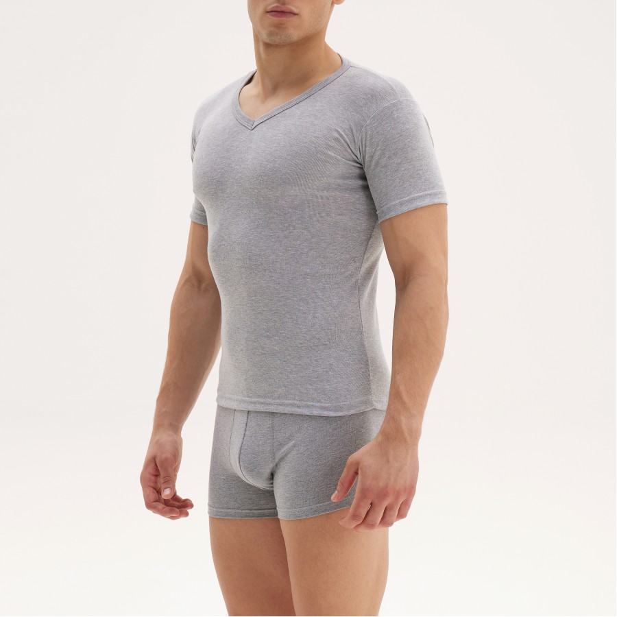 ΔΥΑΔΑ T/SHIRT V ΕΦΑΡΜΟΣΤΟ ΡΙΠ 1-1 100% ΒΑΜΒΑΚΙ