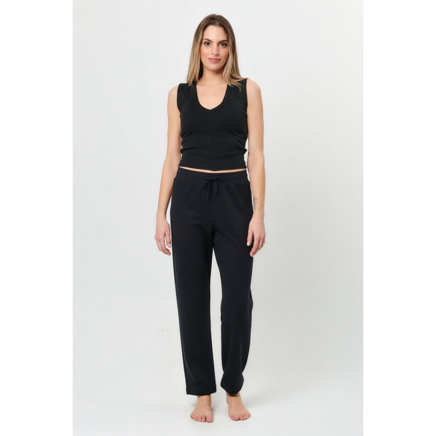 WOMAN STRAIGHT TROUSERS