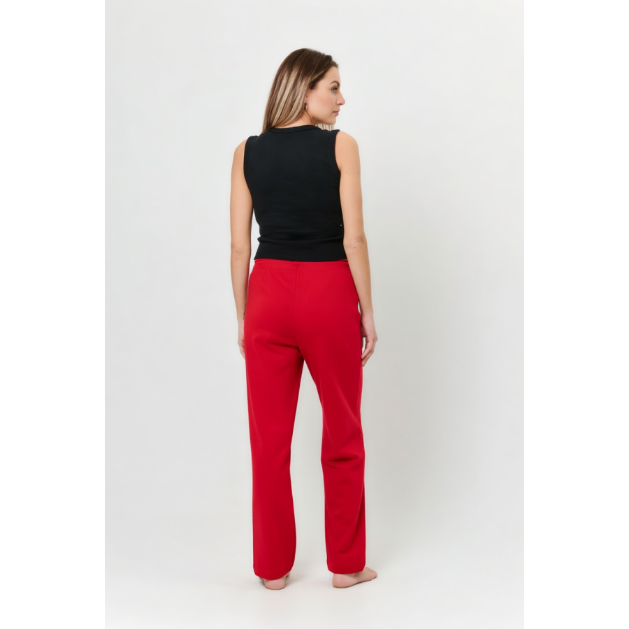 WOMAN STRAIGHT TROUSERS