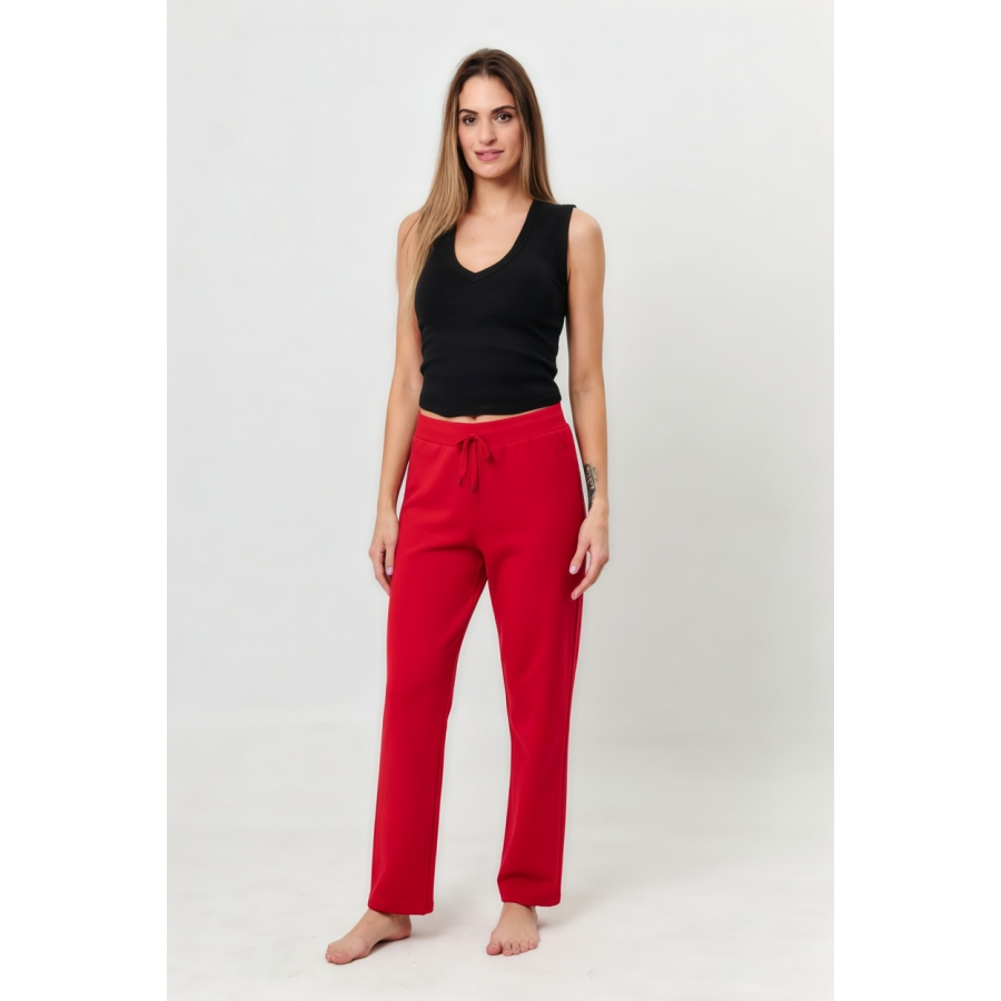 WOMAN STRAIGHT TROUSERS