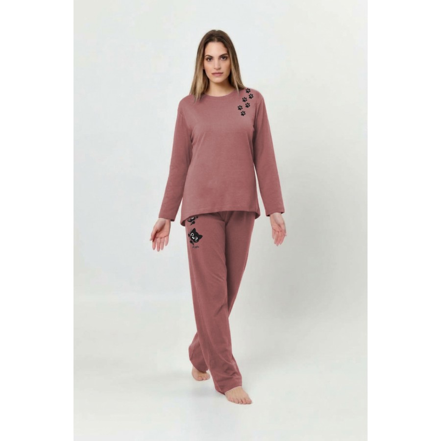 WOMAN SET PJ CAT PATCH