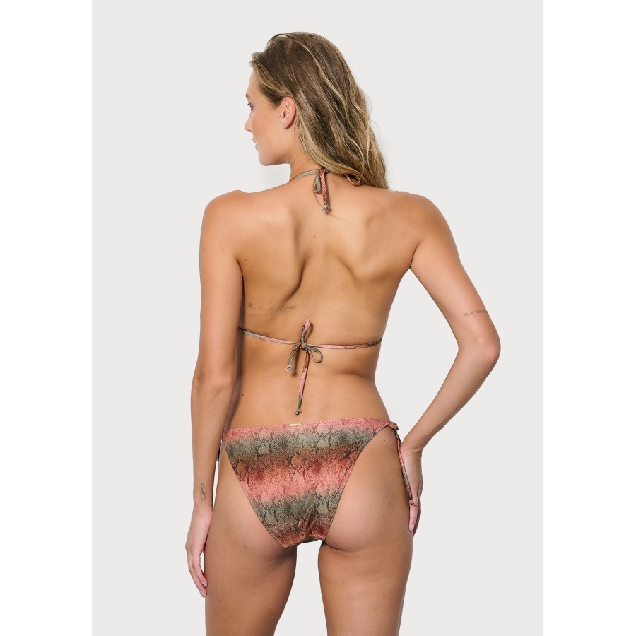 TRIANGLE BRA REMOVABLE CUP, SNAKE