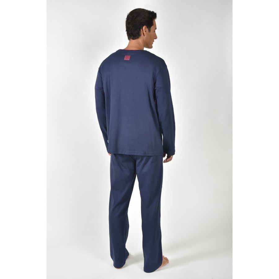 V NECKLINE PJ SET