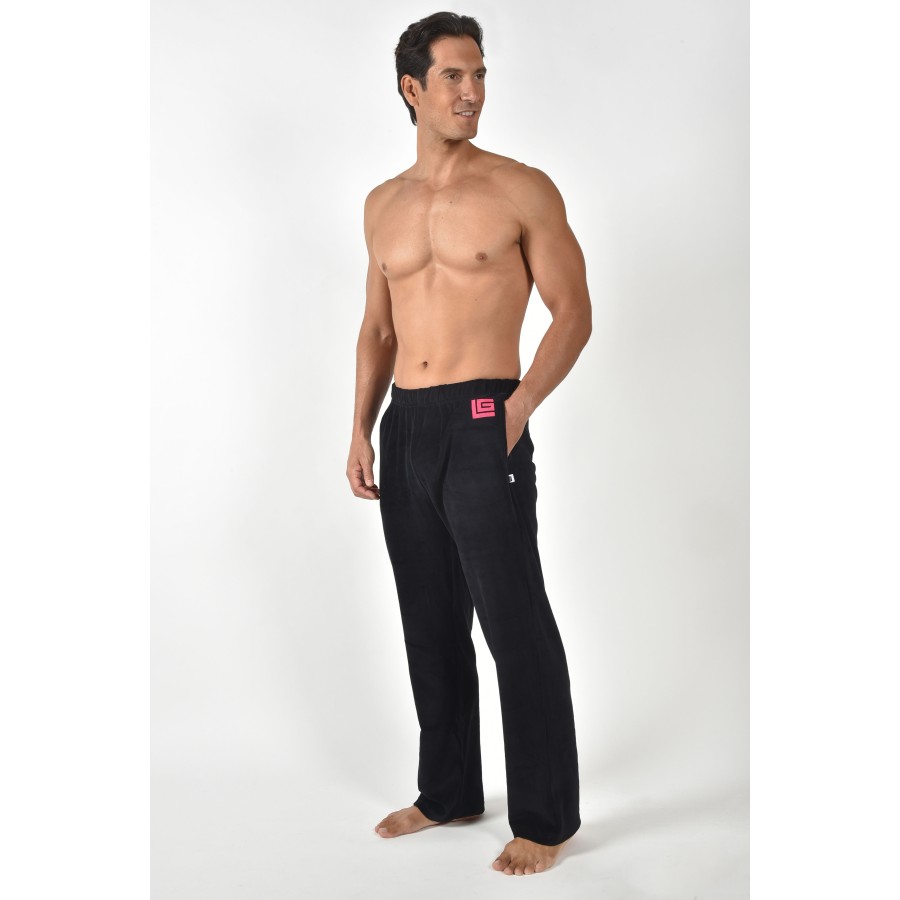 V NECKLINE VELOUR PJ SET