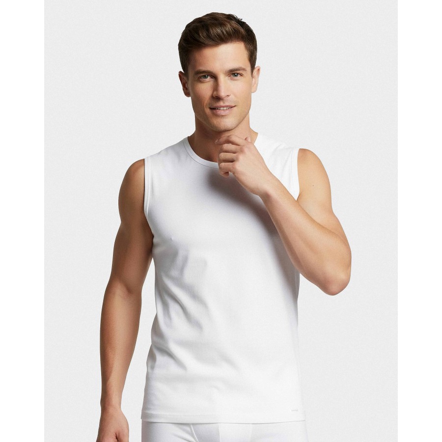 T-SHIRT Αμάνικο Cotton Strech