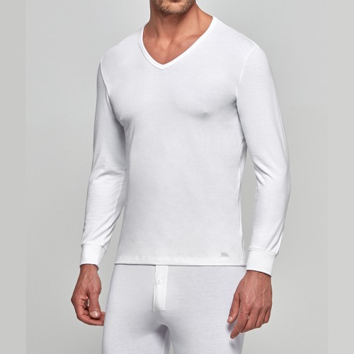 THERMO MEN T-SHIRT LONG SLEEVE V-NECK