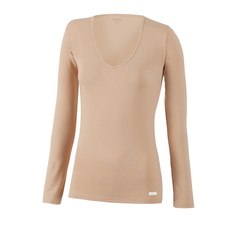 THERMO WOMEN T-SHIRT LONG SLEEVE V-NECK