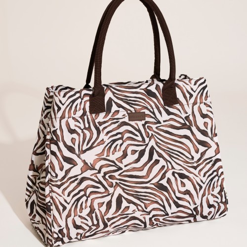 PRINTED BEACH BAG