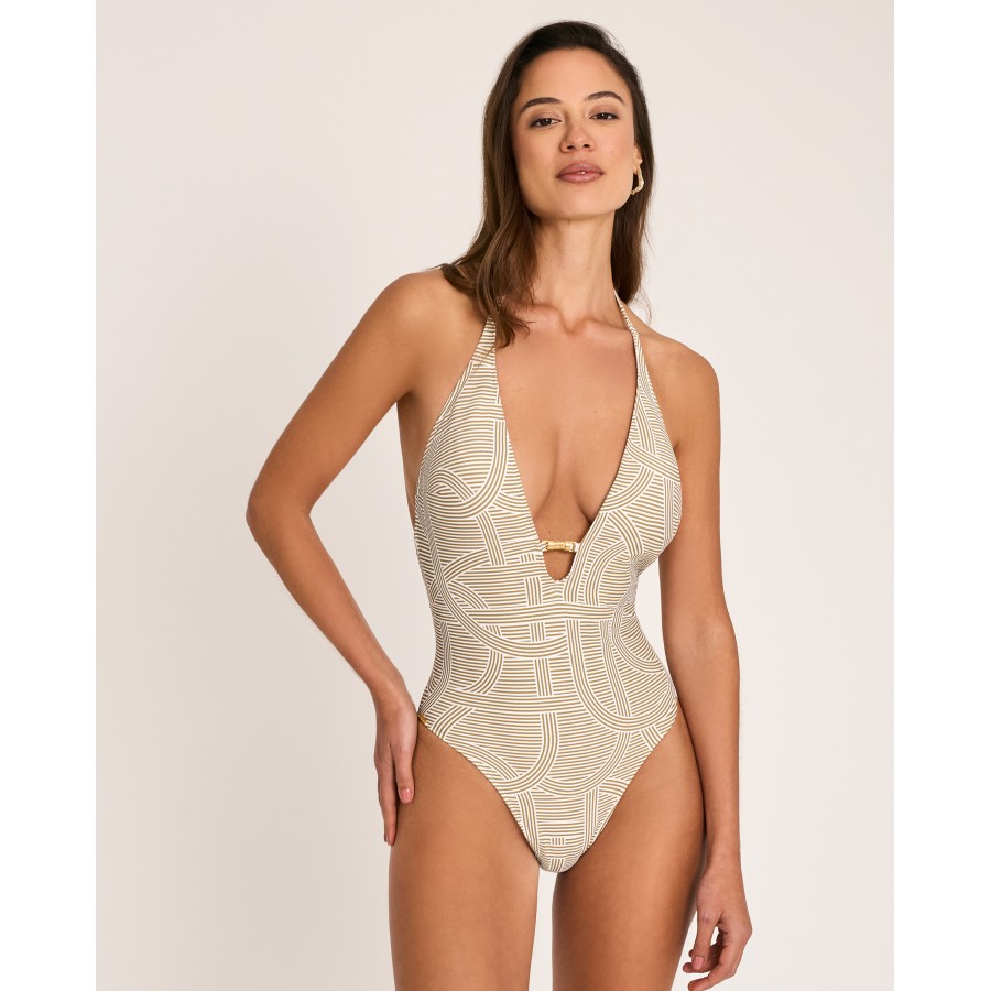 TRIANGLE PADDED SWIMSUIT