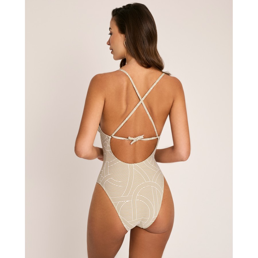 TRIANGLE PADDED SWIMSUIT